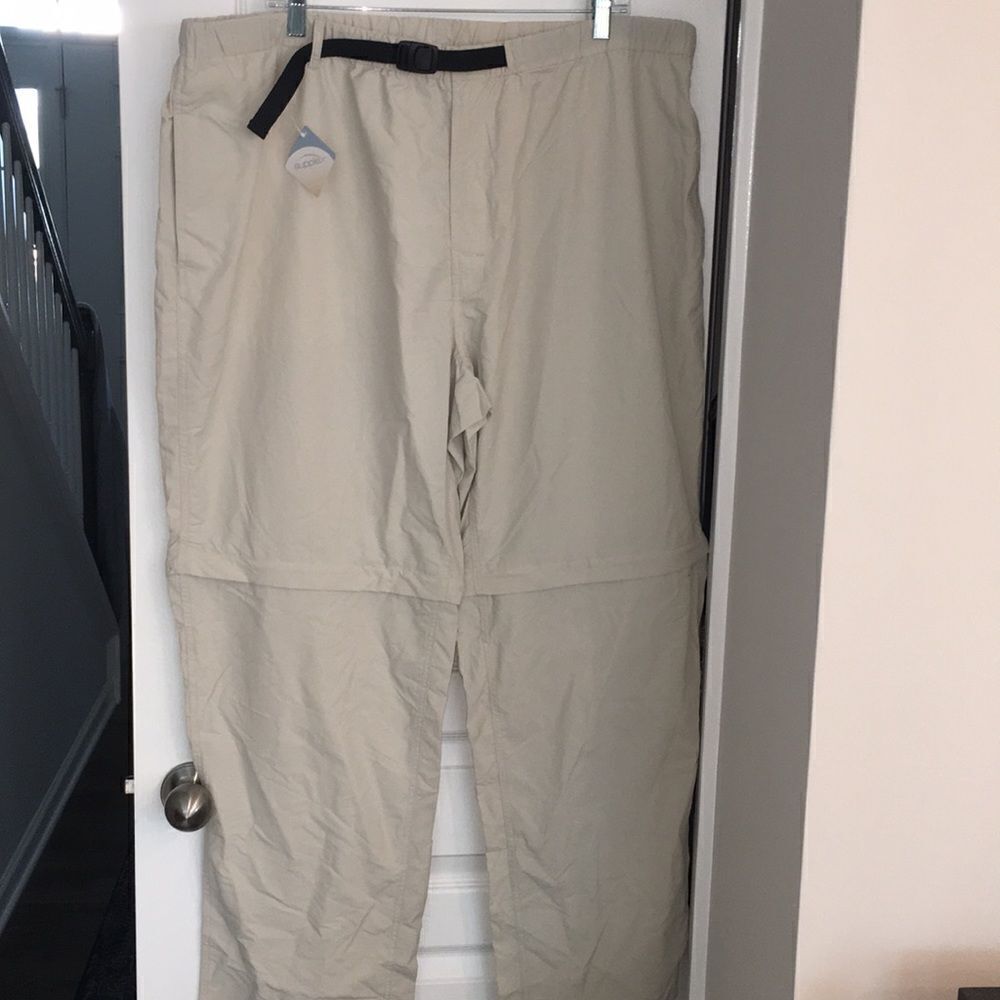 Big man Travelsmith convertible 2in1 pants shorts